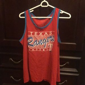 Texas Ranger Baseball Tank Top